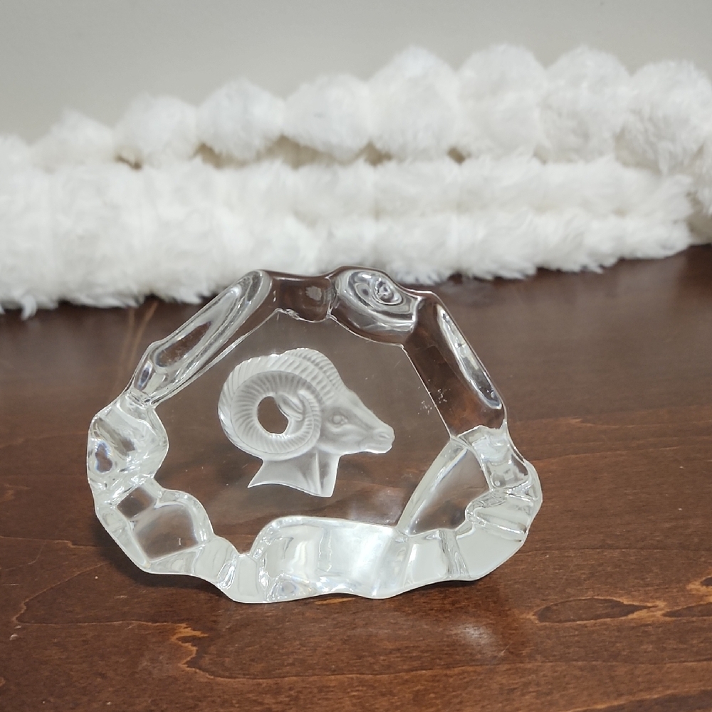 Aries Crystal Figurine